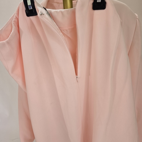 Bob Mackie Soft Pink Women's Blazer And Skirt Set 22W 24W NWT - Picture 10 of 15